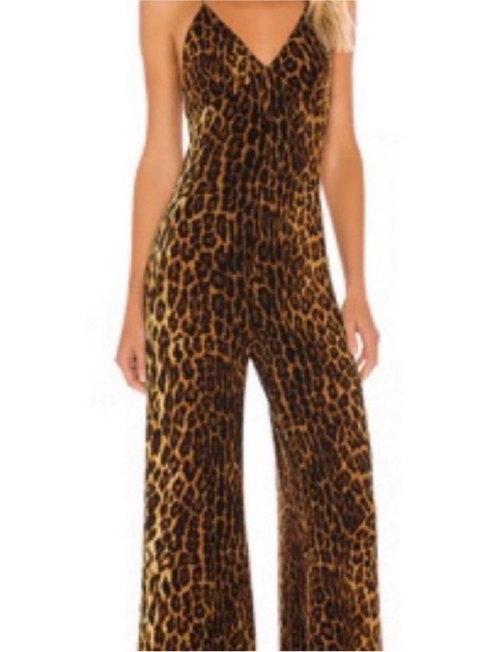Norma Kamali Leopard Print Wide-Leg Jumpsuit - Brown & Black